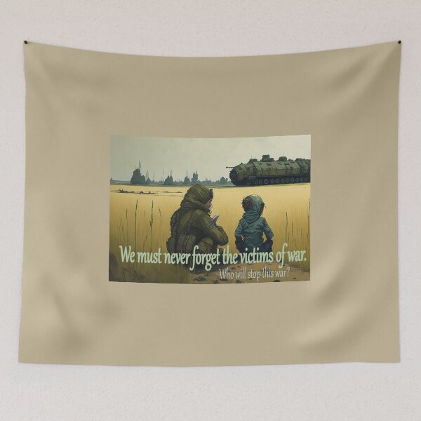 Item preview, Never forget the victims of war. designed and sold by PornDesigns.