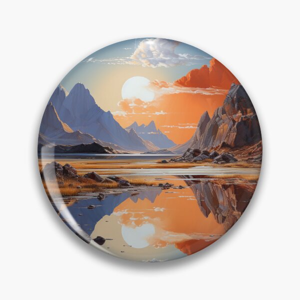 Item preview, mountains,sunrise,reflection,sunset  designed and sold by Desiyuchi.