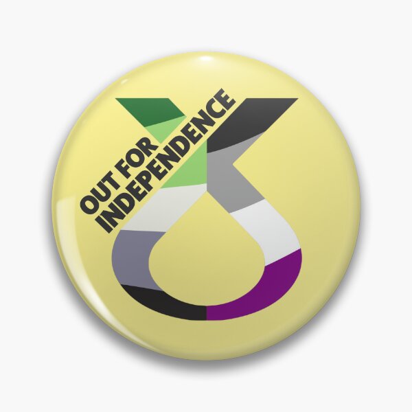 Item preview, OFI Clootie - AroAce ( Aromantic / Asexual ) designed and sold by Out for Independence.