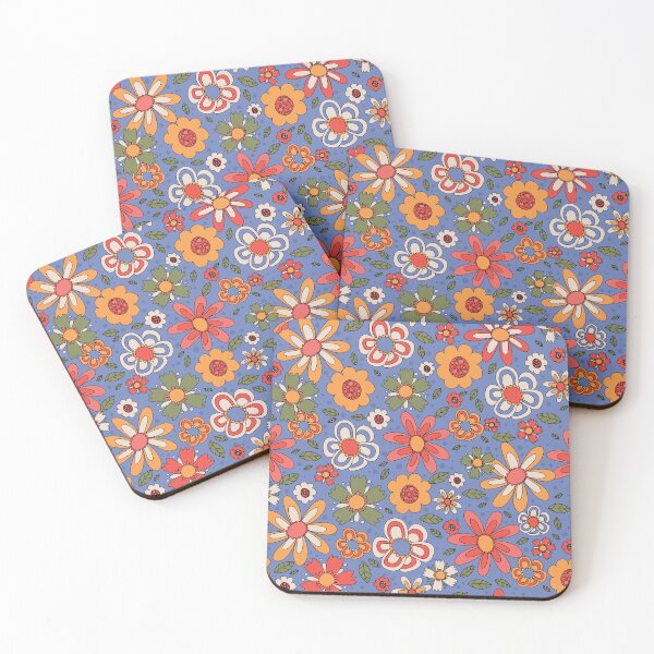 Artikelvorschau, Hippie-Retro-Blumenmuster entworfen und verkauft von NicolJay.