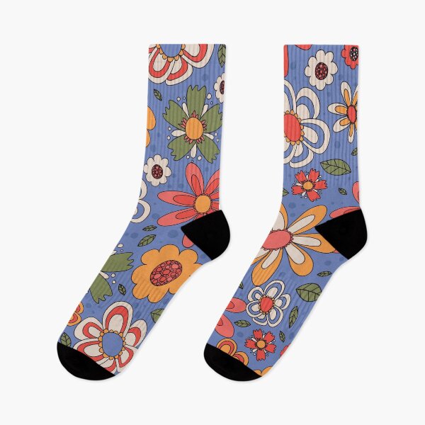 Artikelvorschau, Hippie-Retro-Blumenmuster entworfen und verkauft von NicolJay.