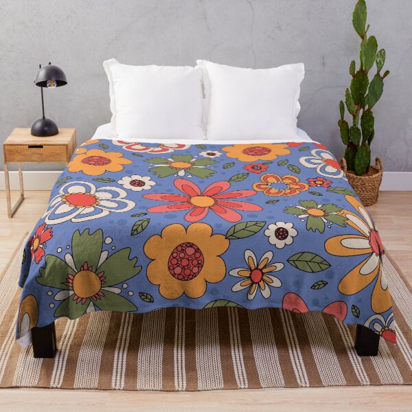 Artikelvorschau, Hippie-Retro-Blumenmuster entworfen und verkauft von NicolJay.