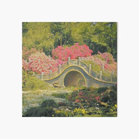 Item preview, Floral painting fairy bridge designed and sold by Oliolioliolio.