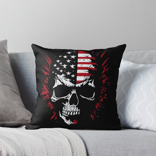 Artikelvorschau, Patriotischer Sternenbanner-Schädel der USA entworfen und verkauft von TheUSAFantasy.