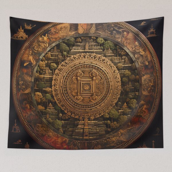 Item preview, Mandala - Civilizations - Sambor designed and sold by aleibanez.