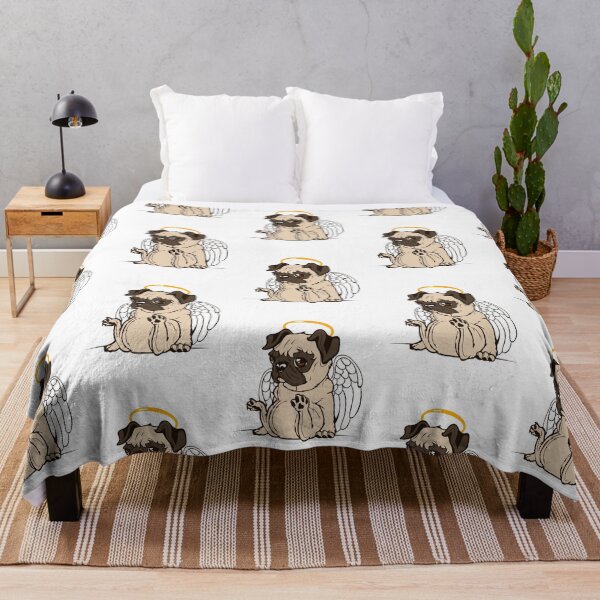 Item preview, Cute Angel Pug designed and sold by khachiche.