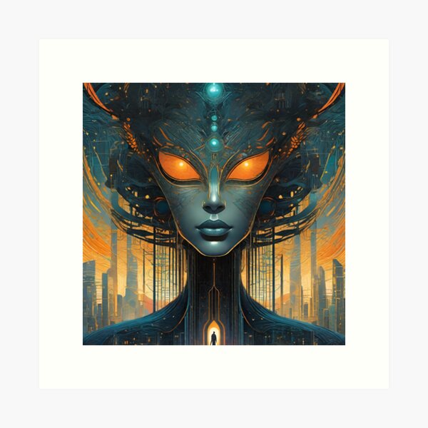 Item preview, Alien God in Matrix designed and sold by SpaceSoldier999.