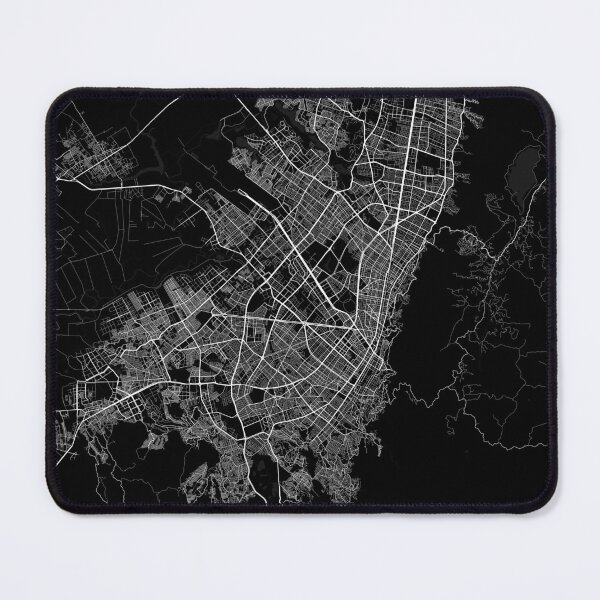 Item preview, Bogota City Map of Colombia - Full Moon designed and sold by deMAP.