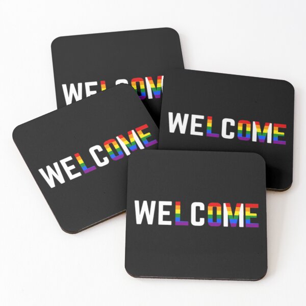 Item preview, LGBT Welcome Love Rainbow Pride designed and sold by radiantdark.