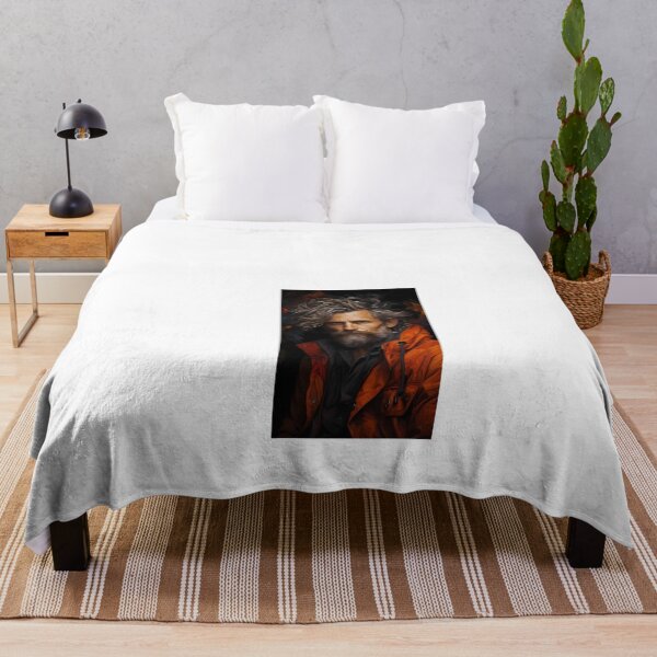 Item preview, a painting of a man with grey hair and a beard designed and sold by Dark Fantasy Store.