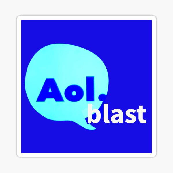 No One Watches AOL Blast. Sticker