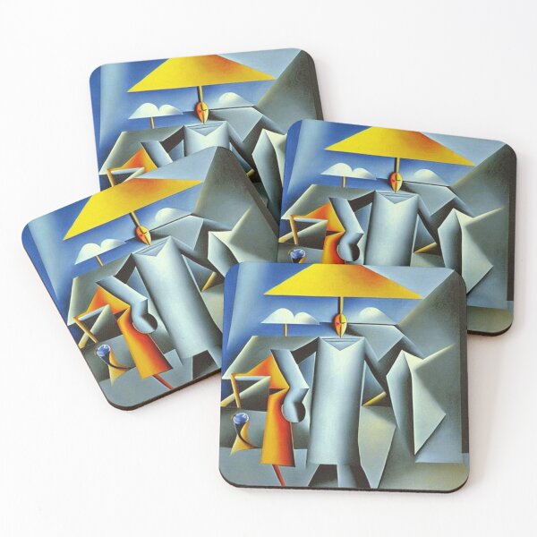 Item preview, Walking in the rain designed and sold by George Hutton Hunter.