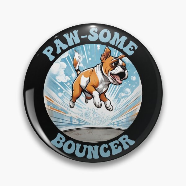Item preview, Trampoline Boxer Dog / Paw Some Bouncer designed and sold by Affyboss6.