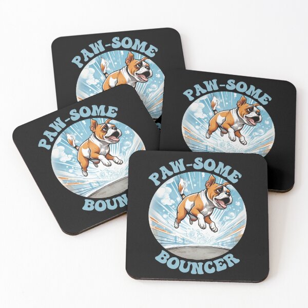 Item preview, Trampoline Boxer Dog / Paw Some Bouncer designed and sold by Affyboss6.