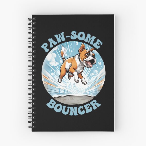 Item preview, Trampoline Boxer Dog / Paw Some Bouncer designed and sold by Affyboss6.