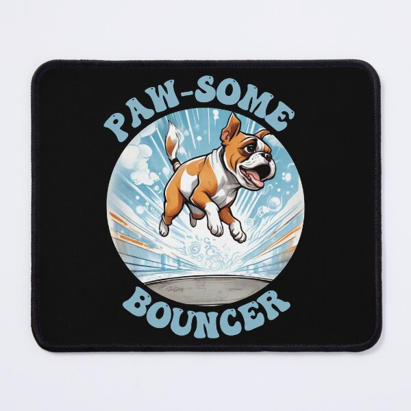 Item preview, Trampoline Boxer Dog / Paw Some Bouncer designed and sold by Affyboss6.