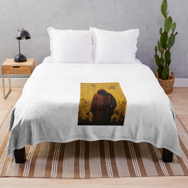 Item preview, a painting of a person wearing a red cloak designed and sold by Dark Fantasy Store.