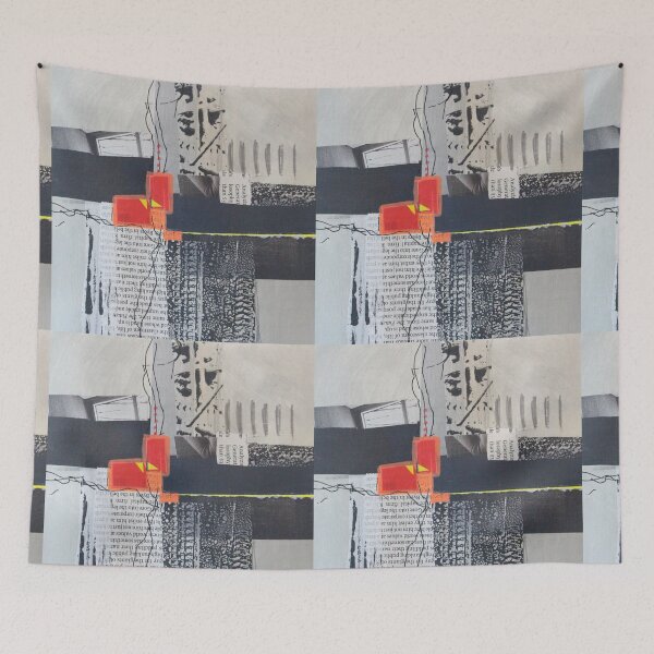Item preview, Abstract Mixed Media Collage Design designed and sold by NancyMerkle.
