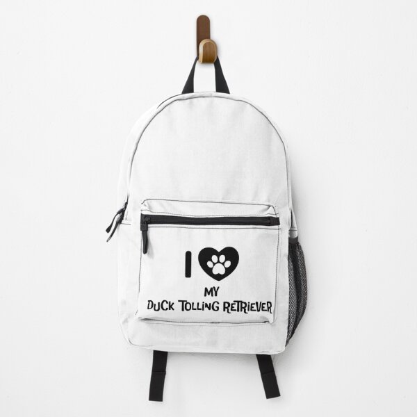 Item preview, I love my duck tolling retriever - black text with pawheart designed and sold by EmeraldeaArt.
