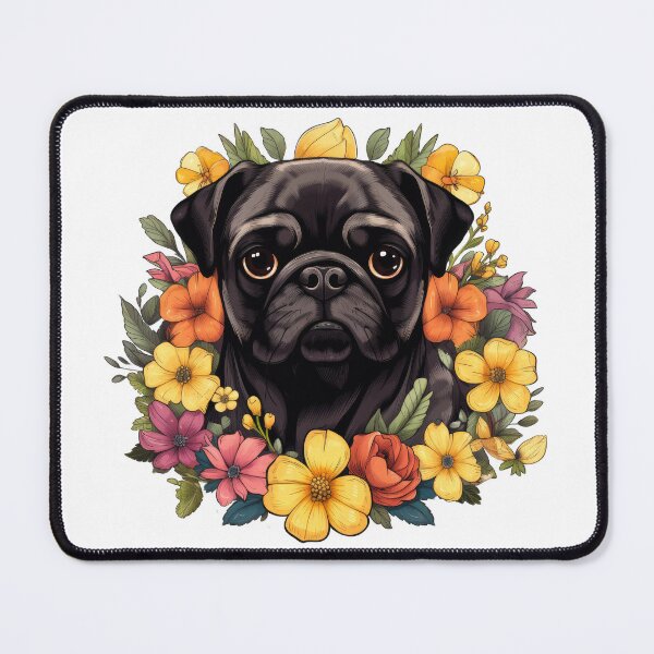 Item preview, Beautiful Black Pug designed and sold by ZombieLH.