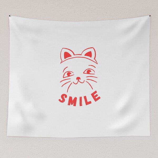 Item preview, cat (smile) designed and sold by Mokhtar2023.