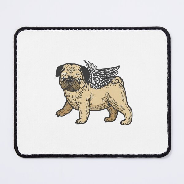 Item preview, Cute Angel Pug designed and sold by khachiche.