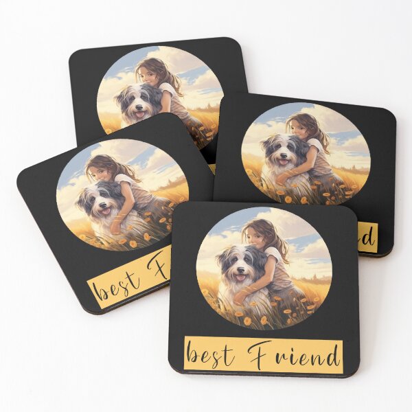 Item preview, Best Friend Cute Bearded Collie  designed and sold by LudwikeArts.