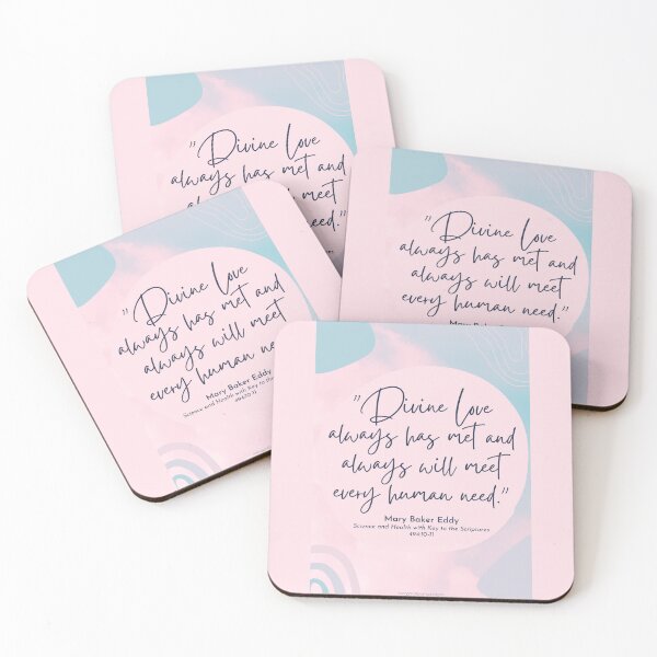 Item preview, "Divine love..." Mary Baker Eddy quote designed and sold by Margaret Perry Designs.