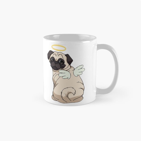 Item preview, Cute Angel Pug  designed and sold by khachiche.