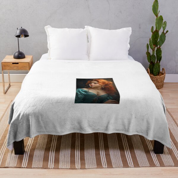 Item preview, a painting of a woman with red hair beautiful render of a fairytale designed and sold by Dark Fantasy Store.