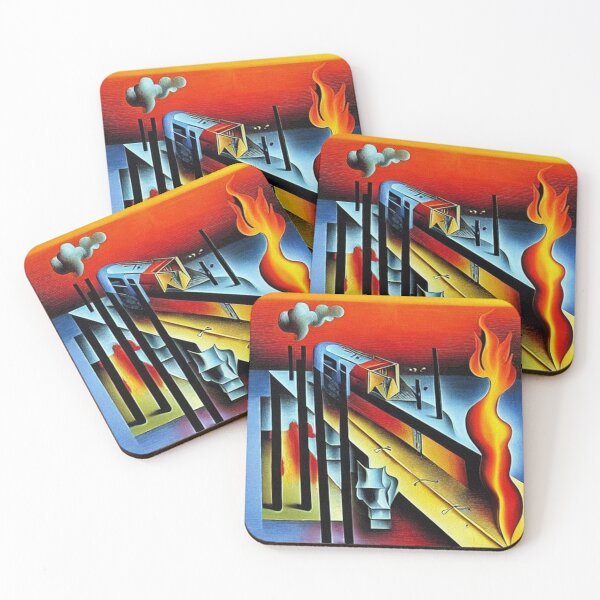 Item preview, Flaming Train designed and sold by George Hutton Hunter.