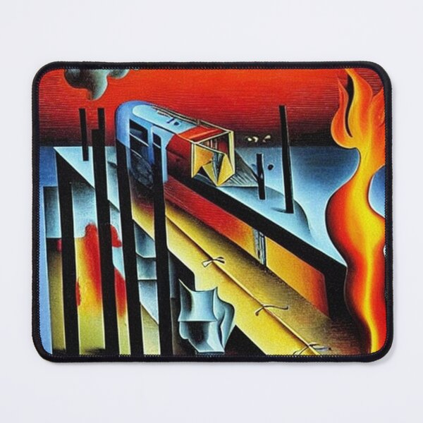 Item preview, Flaming Train designed and sold by George Hutton Hunter.