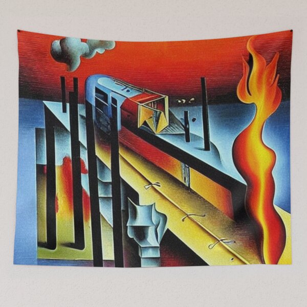 Item preview, Flaming Train designed and sold by George Hutton Hunter.