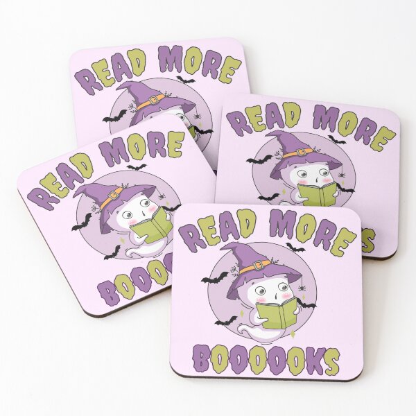 Item preview, Funny cute Halloween ghost reading a book. Read more Boooooks designed and sold by ThirdEyeDesign1.