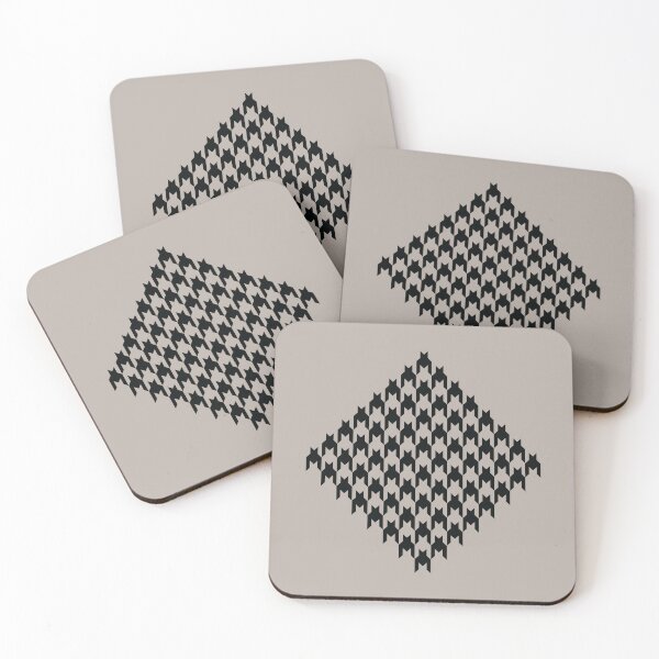 Item preview, Houndstooth Diamond - Transparent Black designed and sold by Tim Veiga.