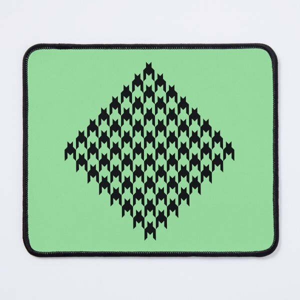 Item preview, Houndstooth Diamond - Transparent Black designed and sold by Tim Veiga.