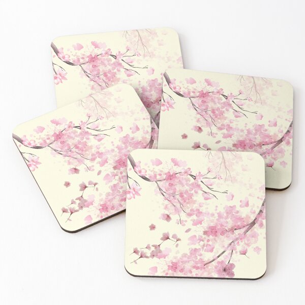 Item preview, Cherry Blossom art, Japanese flower art, Japandi, DIGITAL Cherry blossom decor, Pink decor designed and sold by AustriaDesigns.
