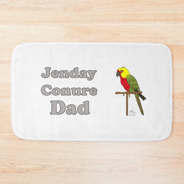 Item preview, Jenday Conure Dad -- Oscar Jones designed and sold by Laughing Parrot Studio.