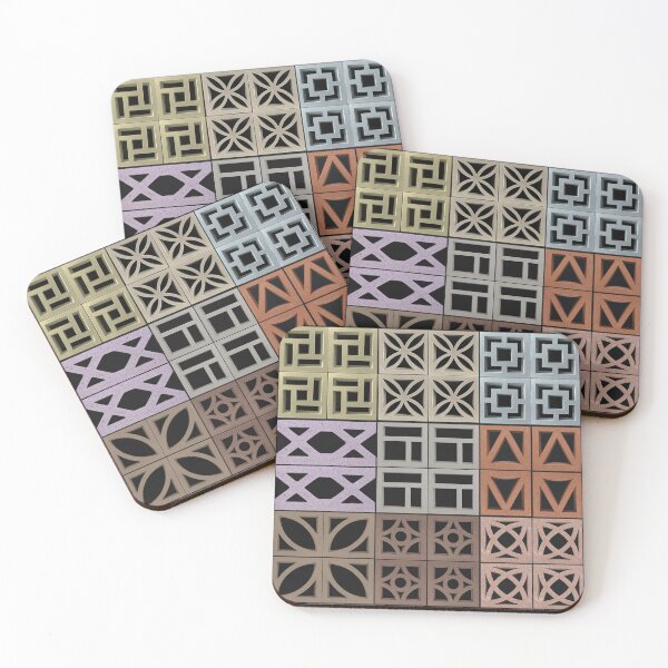 Item preview, Midcentury BREEZEBLOCK patterns designed and sold by UnclePickle.