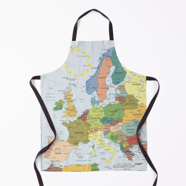 Item preview, Political Map of Europe, Mapping Countries of Europe, Lively Political Map, Digital European Map, colorful office wall decor designed and sold by AustriaDesigns.