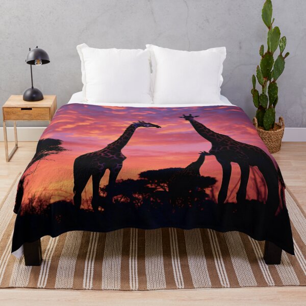 Item preview, A Serene Silhouette: A Giraffe in the African Sunset designed and sold by Brendon987.