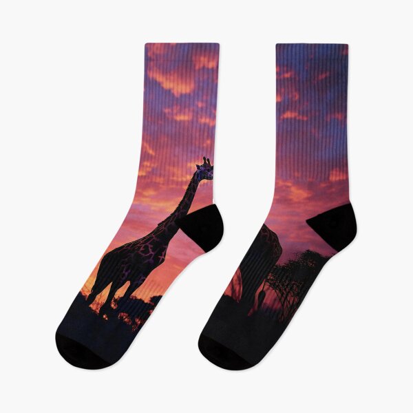 Item preview, A Serene Silhouette: A Giraffe in the African Sunset designed and sold by Brendon987.