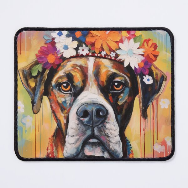 Item preview, Daisy Crowned Boxer designed and sold by Ivan  Guaderrama.