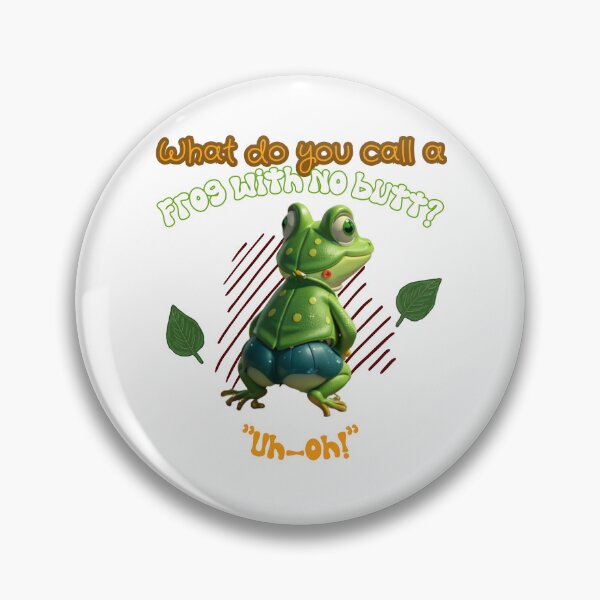 Item preview, Frog Butt Uh-oh designed and sold by VicetTees.