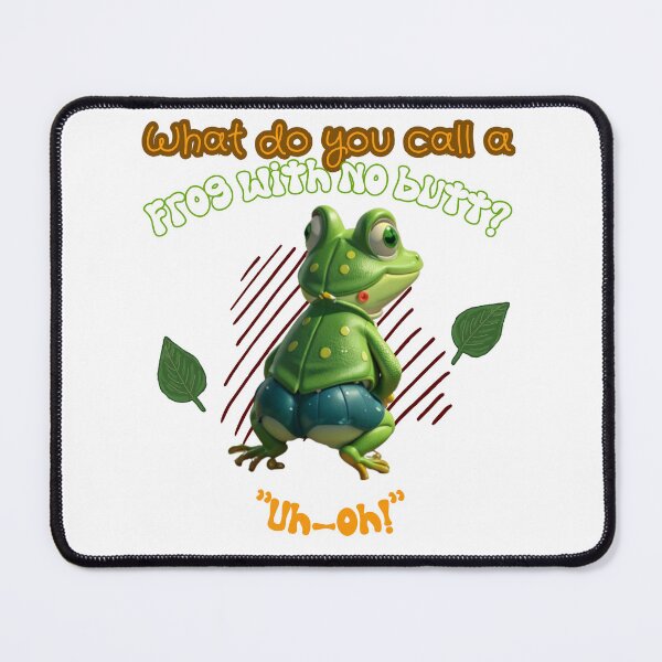 Item preview, Frog Butt Uh-oh designed and sold by VicetTees.