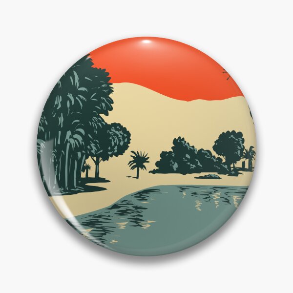 Item preview, Huacachina or the Oasis of America in Southwestern Peru WPA Art Deco Poster  designed and sold by patrimonio.