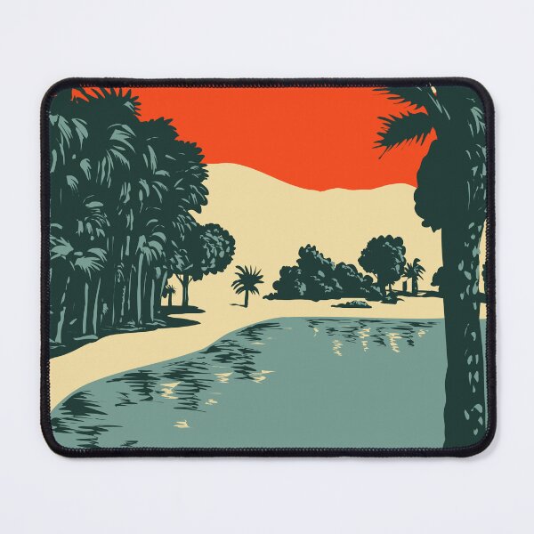 Item preview, Huacachina or the Oasis of America in Southwestern Peru WPA Art Deco Poster designed and sold by patrimonio.