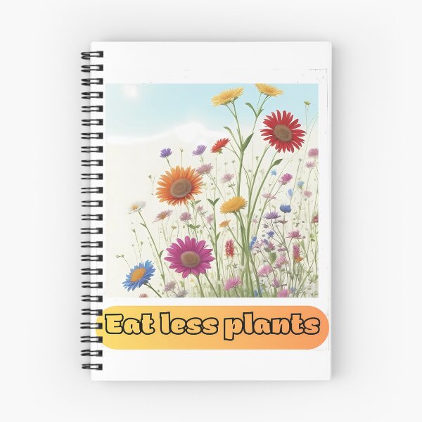Item preview, Eat less plants meadow designed and sold by EightMustangs.