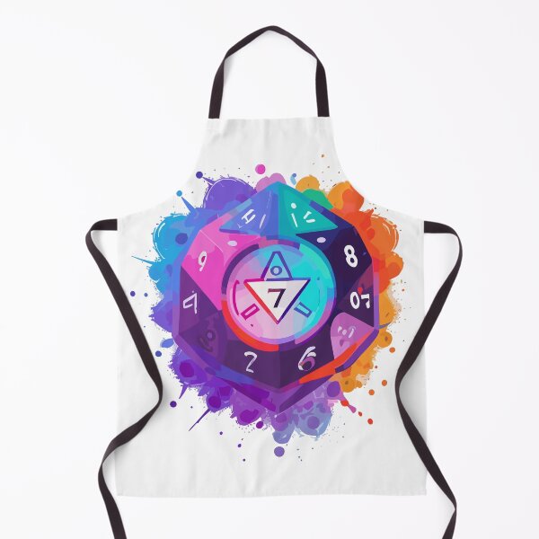 Item preview, Colourful Dice Vector Pattern - Luckly number 7 designed and sold by ArtShedUK.