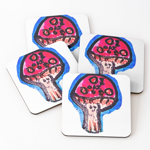 Item preview, Cute small red mushroom friend designed and sold by KLCdoodles.